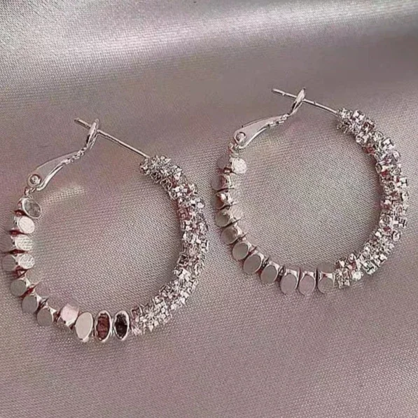 Women Chic Circle Hoop Earrings