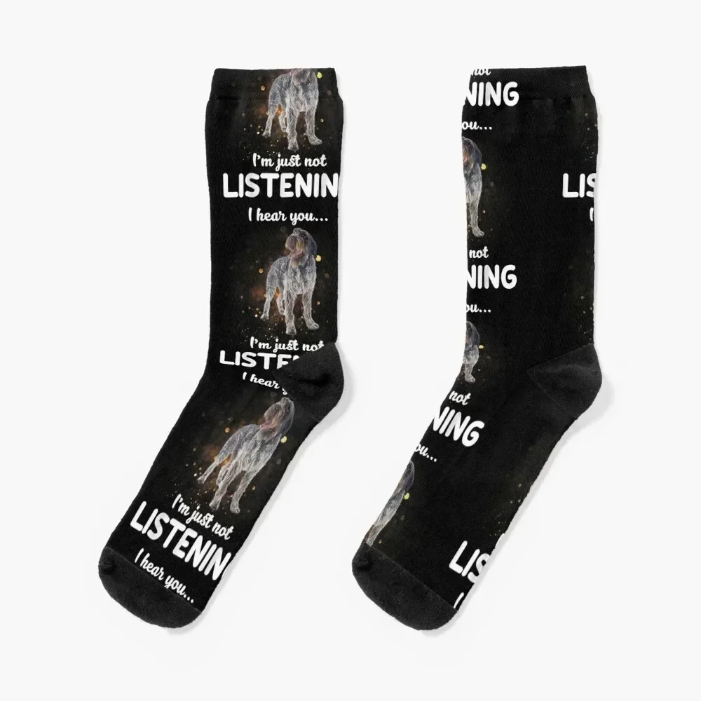 

Funny Wirehaired Pointing Griffon Socks luxury set sport Ladies Socks Men's