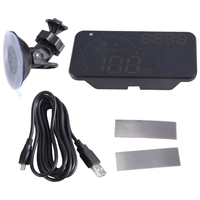 G11 HUD Head-Up Display GPS Car Display Speeding Alarm Driving Speed Universal As Shown