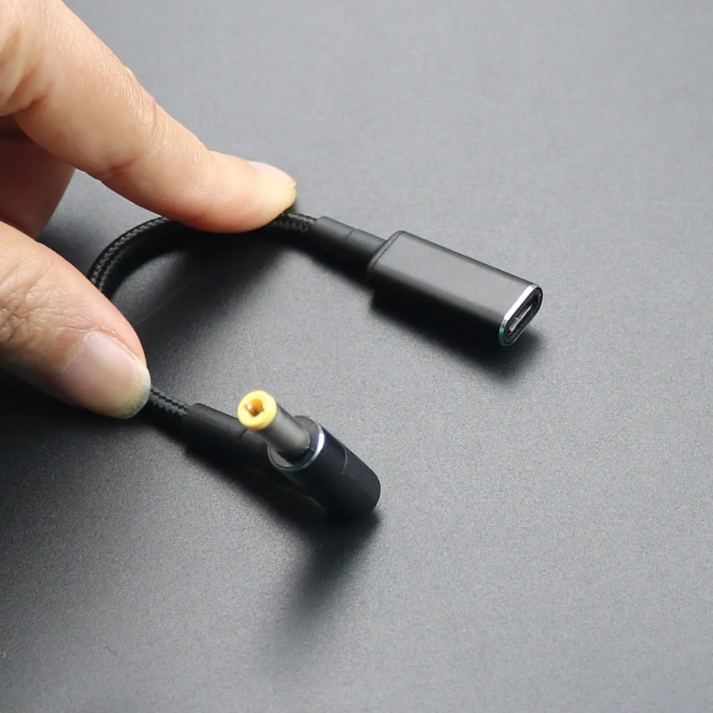 100W USB Type C to Universal Notebook Adapter Connecter Dc Jack USB C Laptop Charging Cable Cord Laptop Charger 10pcs Connector