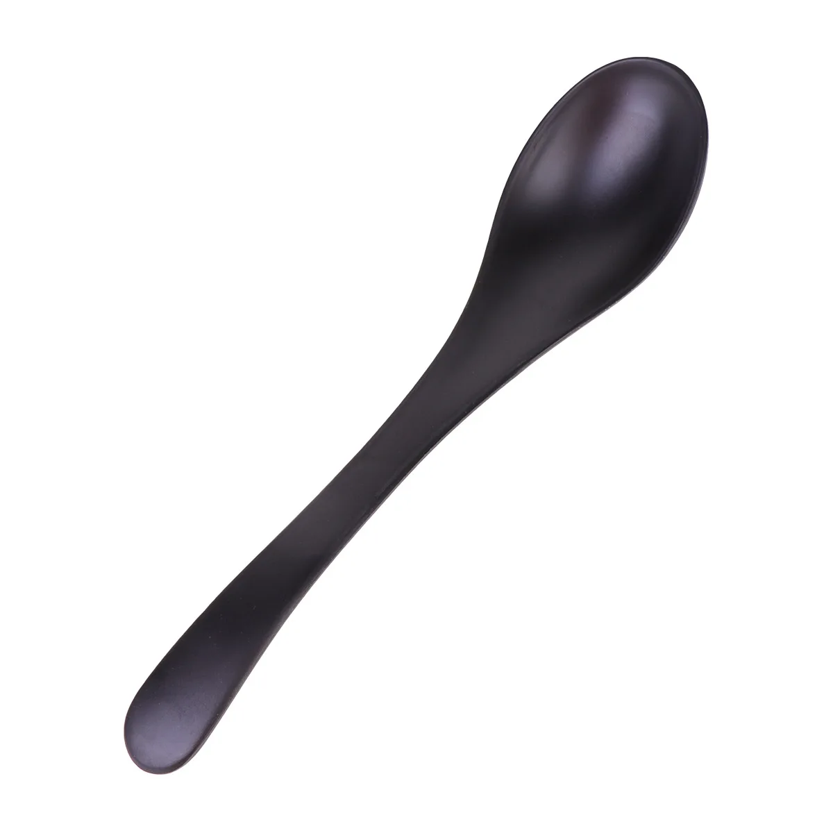 

6PCS Black Melamine Soup Spoon Ecofriendly Melamine Spoon Tableware Restaurant Spoons Kitchen Bar Utensils