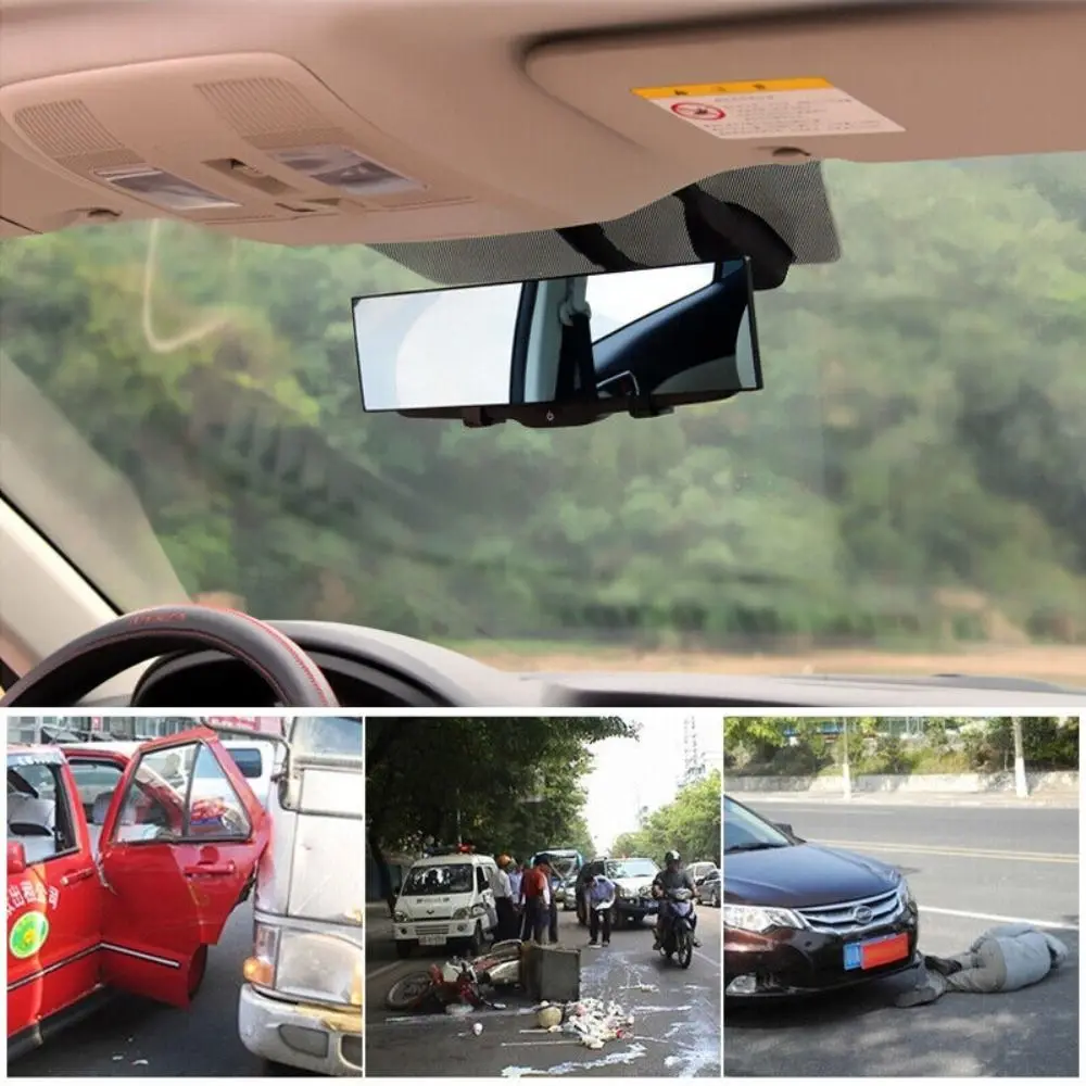 Ultra-thin Mirror Rear Durale Wide Angle View Mirror In The Car Car Rear View Angel View Panoramic