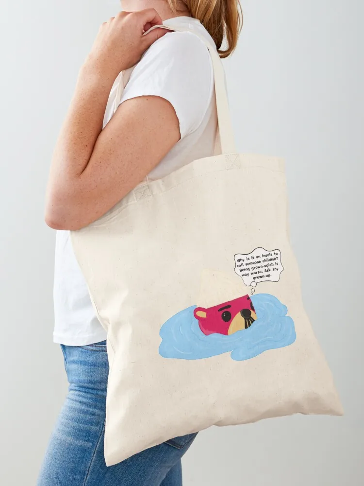 Wisdom Maaaan Tote Bag shopper bags for women custom bags personalized tote bag bags for women