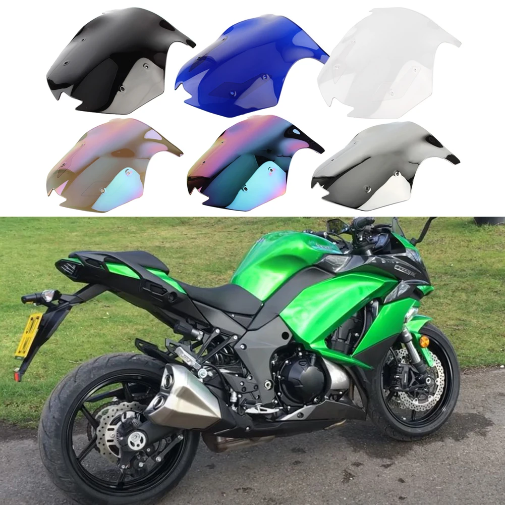 1PC Motorcycle Front Windshield Windscreen For Kawasaki Ninja 1000 Z1000-SX 2017 2018 2019