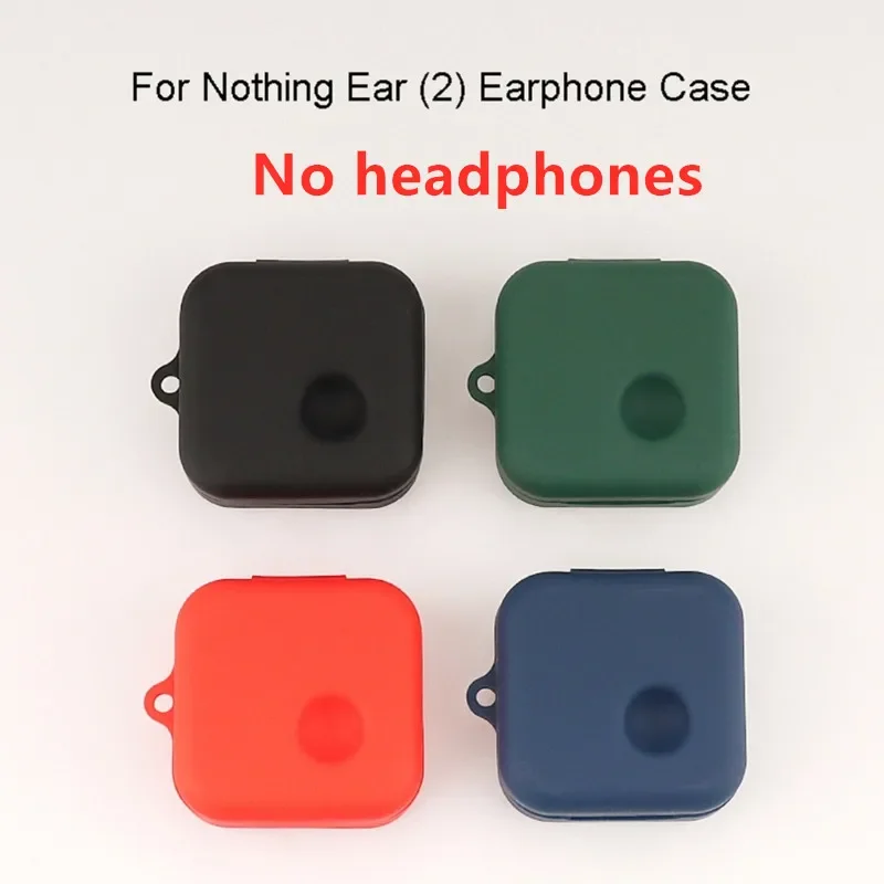 For Nothing Ear (2) غطاء حماية لسماعات الرأس مزود بخطاف مقاوم للصدمات وقابل للغسل وغطاء من السيليكون For Nothing Ear 2