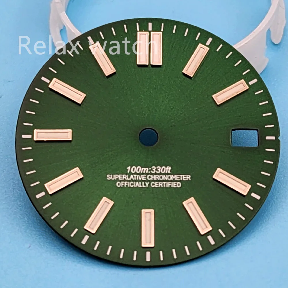 29MM Green Luminous Dial for NH35 NH36 Automatic Movement