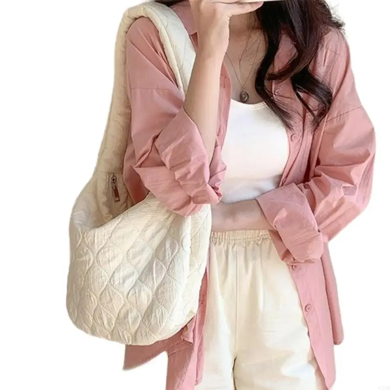 G7NB Quilted Dumpling Bag Fashion Large Capacity Shoulder Bag Versatile Travel Bag