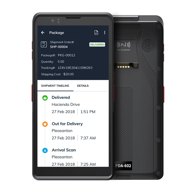 Industrial Data Collection Support Google Play Built-in 5000Mah Battery Honeywell 2D Barcode Scanner Android 12 OS Handheld PDA