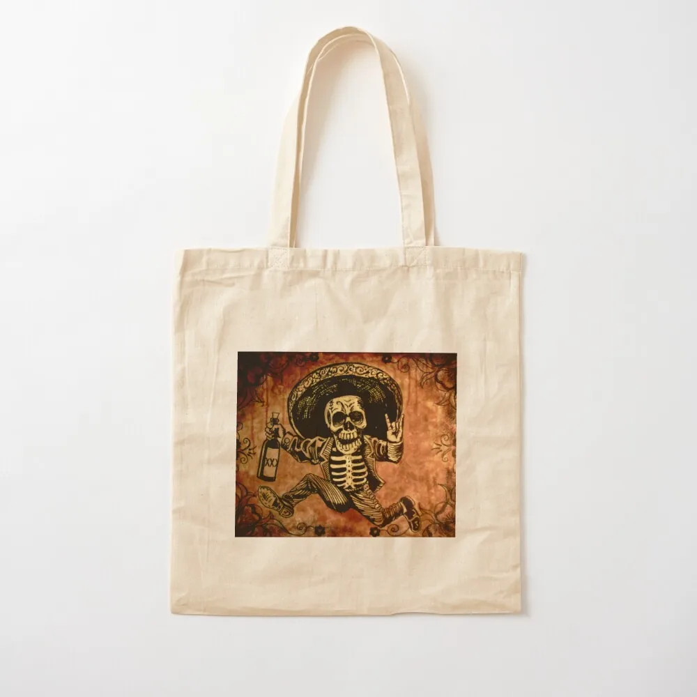 

Posada Day of the Dead Outlaw Tote Bag shopper bags for women reusable shopping bag women bag Canvas Tote