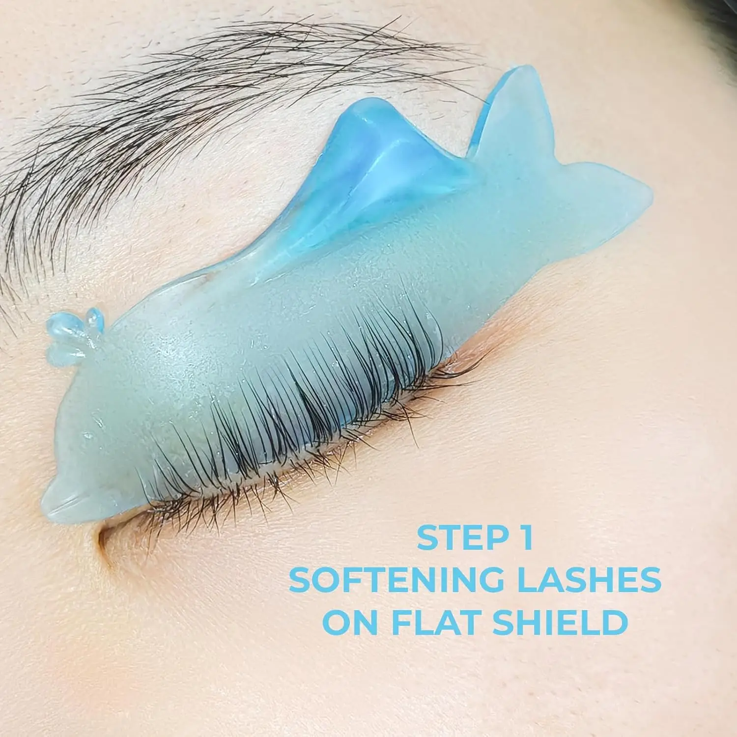 Lomansa Korean Flat Lash Lift Pads Glueless & Super Sticky Silicone Shields Ultra Thin Lash Softening Rods For Eyelash Perming