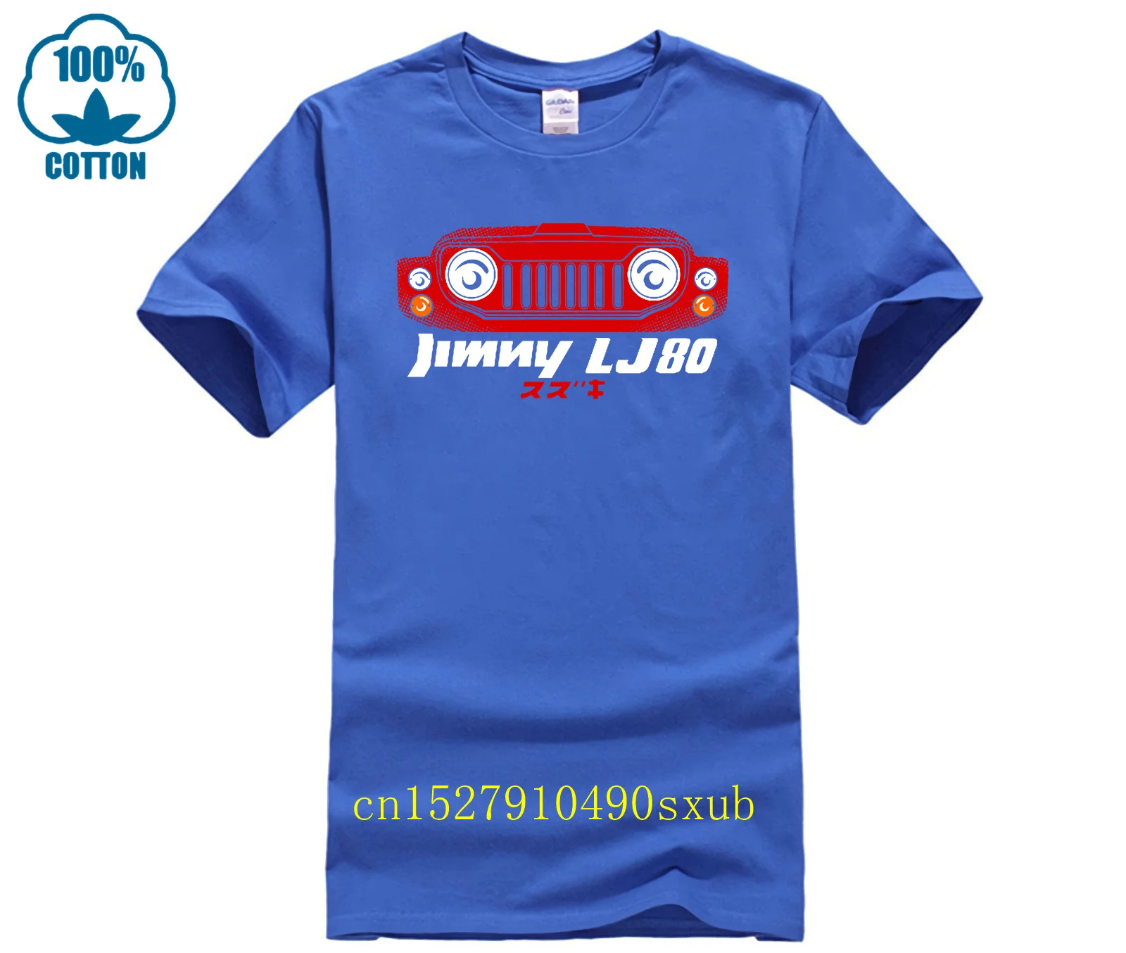 Gia Kaos Jimny ienkrik LJ80 Kaos Daught Shirt Mobil Offroad Jimny Fashion T-shirt Men
