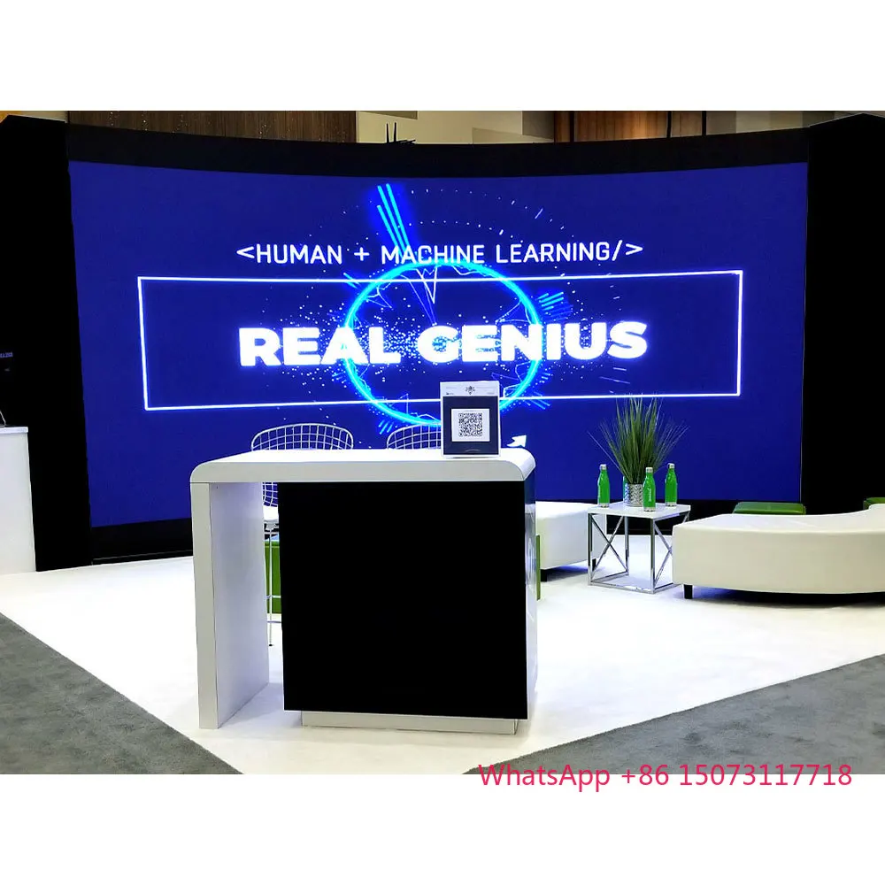 Высококачественная полноцветная светодиодная видеостенная панель P2, модный HD P2.6 сценический аренда внутреннего светодиодного настенного экрана