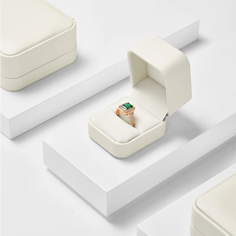 Oirlv Jewelry Box Jewelry Organizer Ring Earrings Necklace Pendant Bracelet Storage Box Packaging Box Gift Case for Wedding