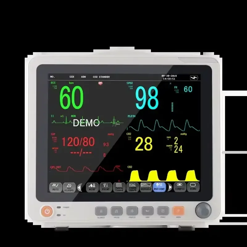 12.1 Inch TFT Display Touch Screen Multi-Parameter Patient for Veterinary Use