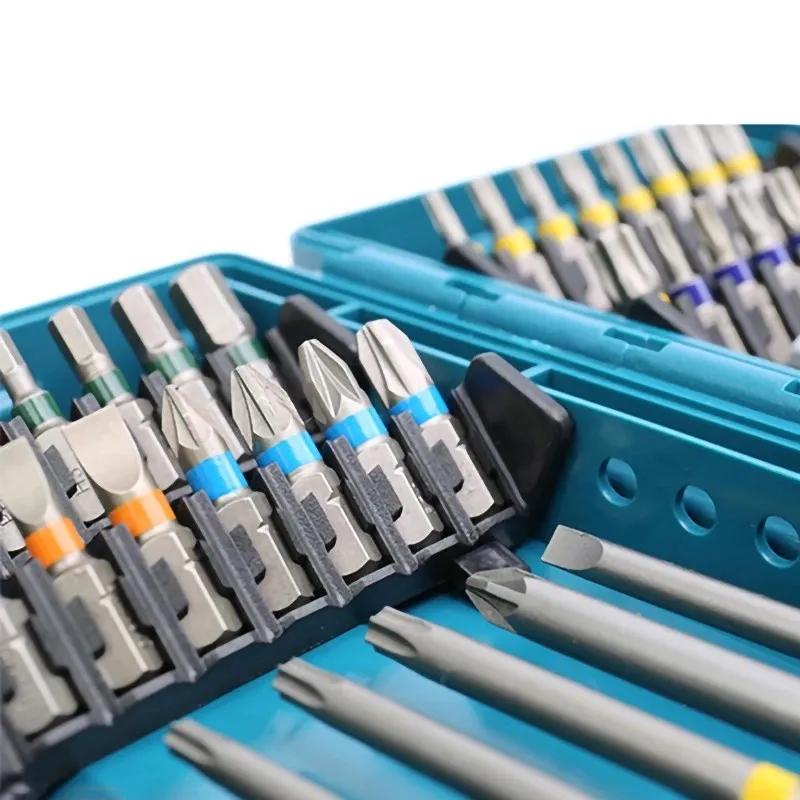 Makita B-55697 Screwdriver Set Multi-function 43 Pieces Hexagonal Screwdriver Bit With Head Cross Flower Type Socke Tool Parts