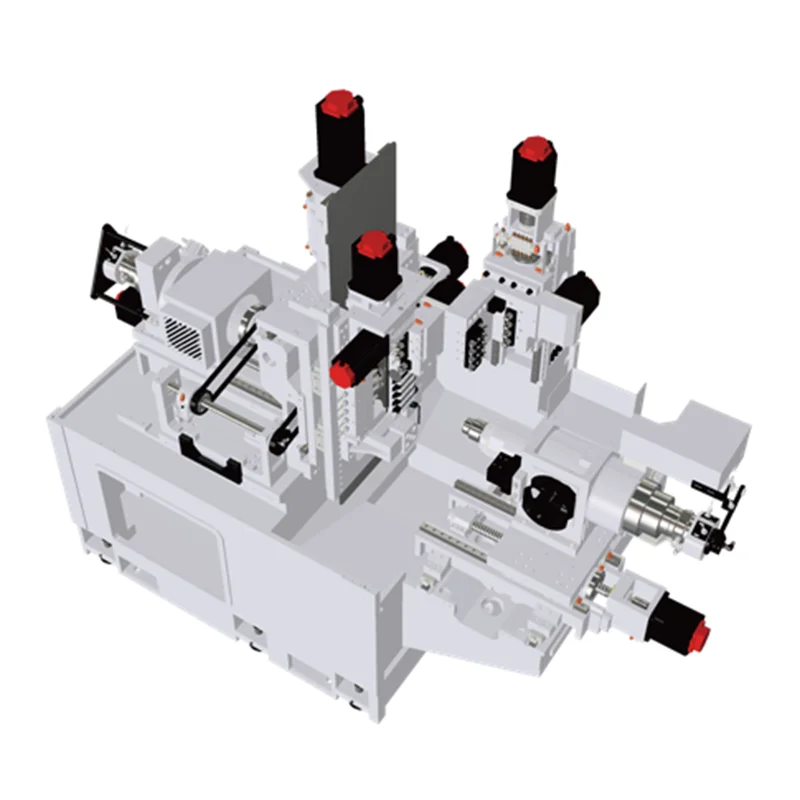 Hine automático do torno do CNC para o metal, contato preciso alto super do ângulo, tipo suíço do rolamento de esferas, Jsl-26Aby