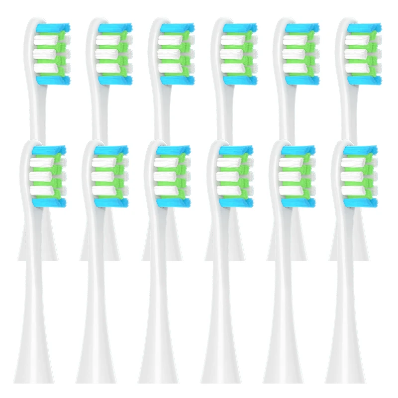 12 Ersatzbürstenköpfe für Oclean X/ X PRO/ Z1/ F1/ One/ Air 2/SE Sonic Electric Zahnbürste DuPont Weiche Borstendüsen