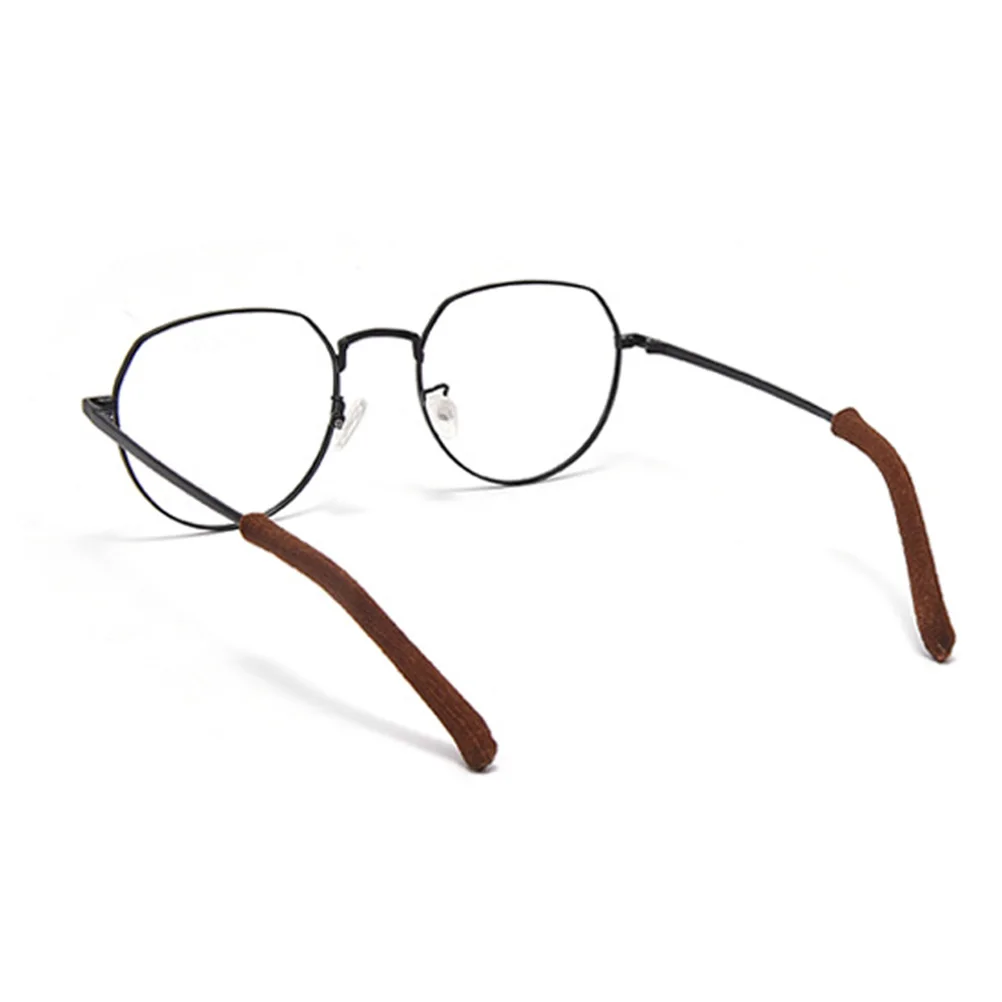 

2 Pairs Coffee Soft Knit Glasses Temple Covers Anti-slip Elastic Ear Grips Eyeglasses Accessories For Running Labor
