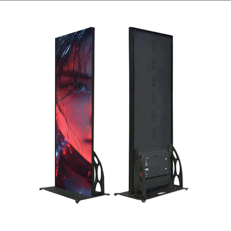 Foldable High-brightness Digital Signage and Display Video LED Poster Advertising LED Poster Display Screen