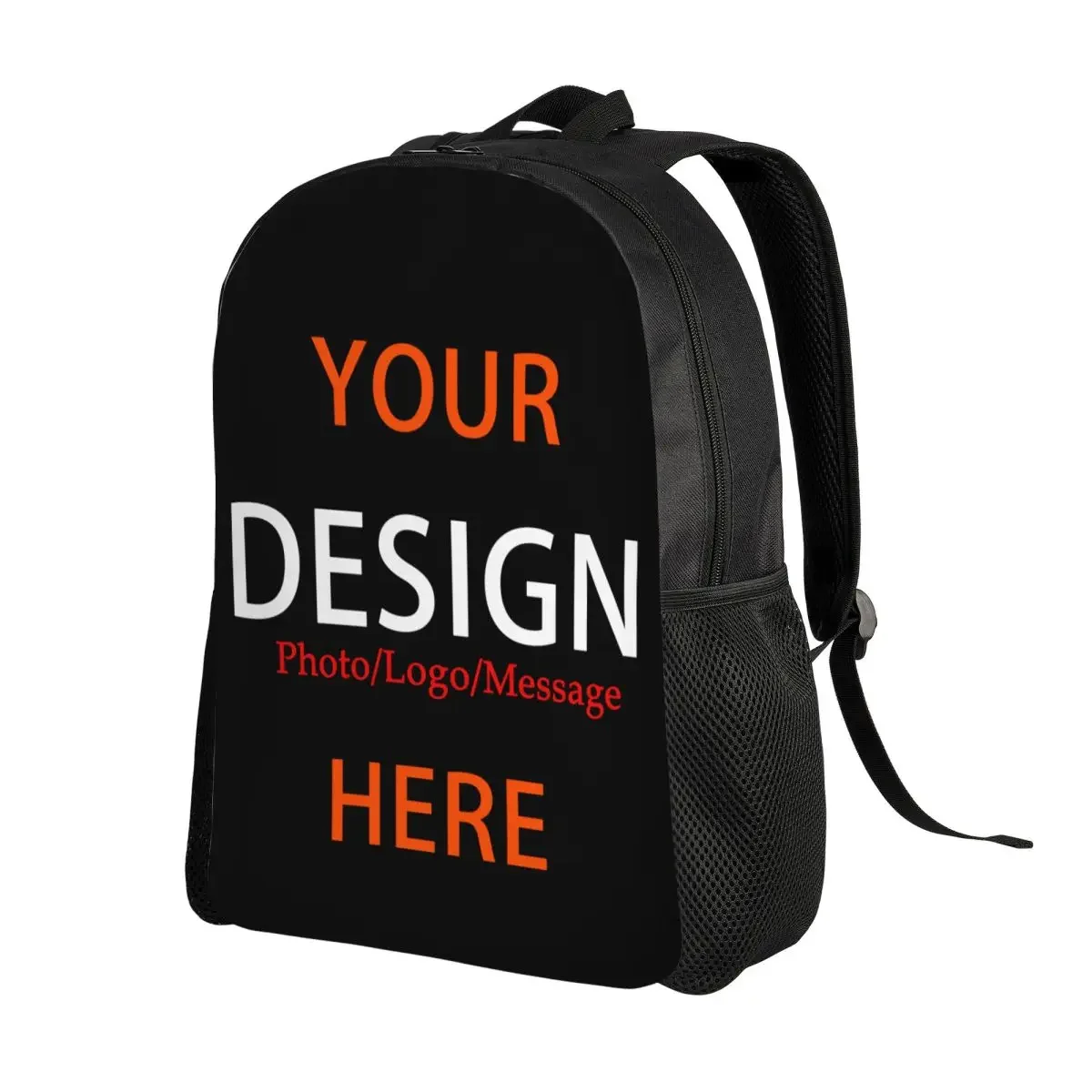 Custom Custom Your Photo Logo Message Laptop Backpack Women Men Fashion Bookbag for College School Student DIY Design Bag