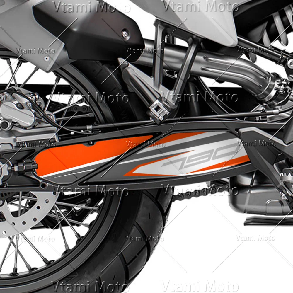 Untuk KTM Duke 790 890S 890R 890GP Adventure 790 890 Adv stiker Swingarm sepeda motor berputar stiker pelindung poros tahan air