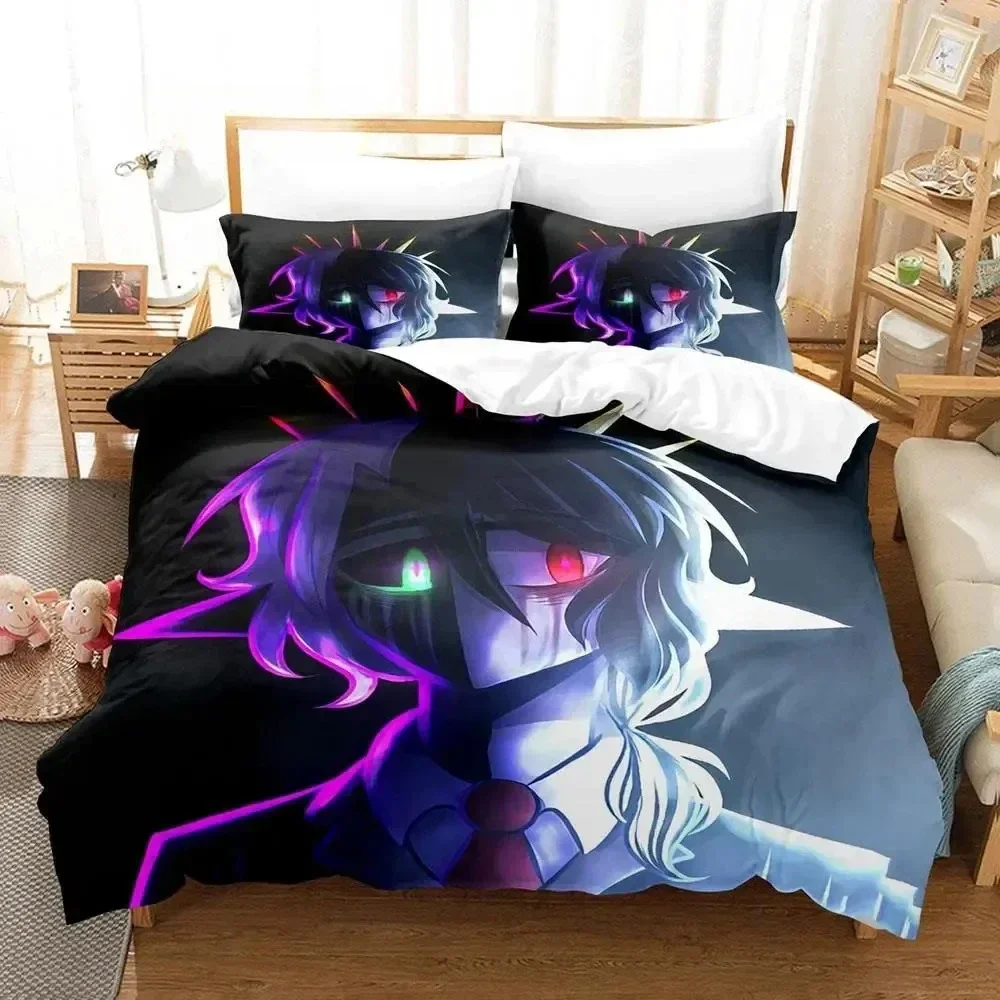 

Ranboo Bedding Set Single Twin Full Queen King Size Bed Set Aldult Kid Bedroom Duvet cover Sets 3D Print Cartoon bed sheet set