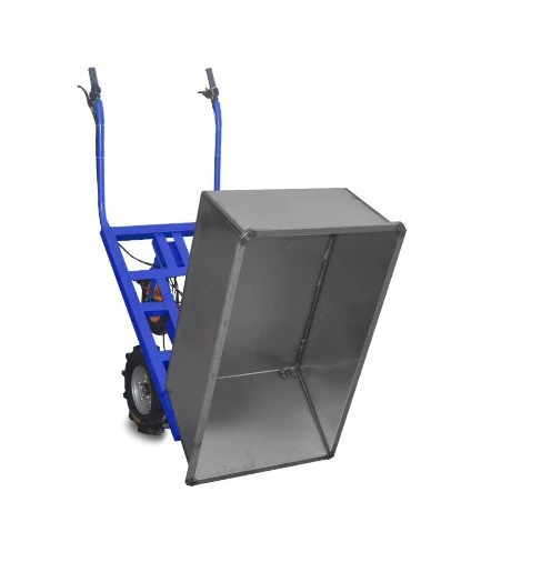 2025年型電動三輪手押し車、小型平床トラックの運搬用、農業用二輪電動アシスト運搬車