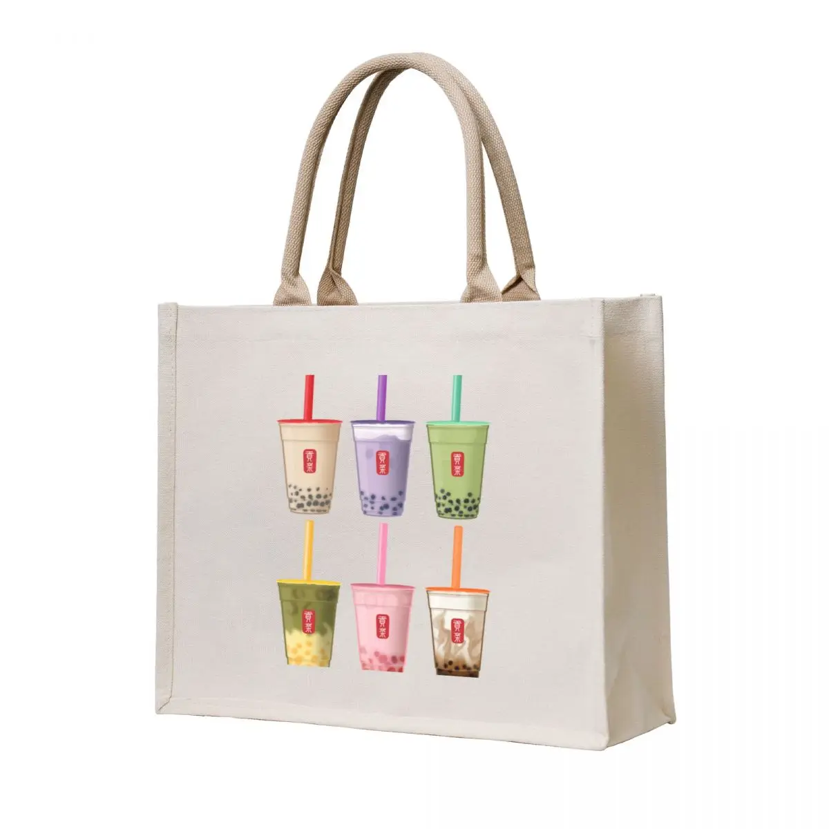 

Bubble Tea Collection Tote Bag personalized tote hand bag Women's tote bag shopper women canvas