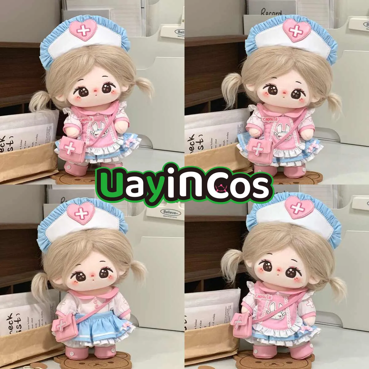 

20cm Doll Clothes Sweetheart Little Nurse Cute Skirt Clothing Costume Suit Doll Anime Figure Game Toy Kids Gifts Cosplay