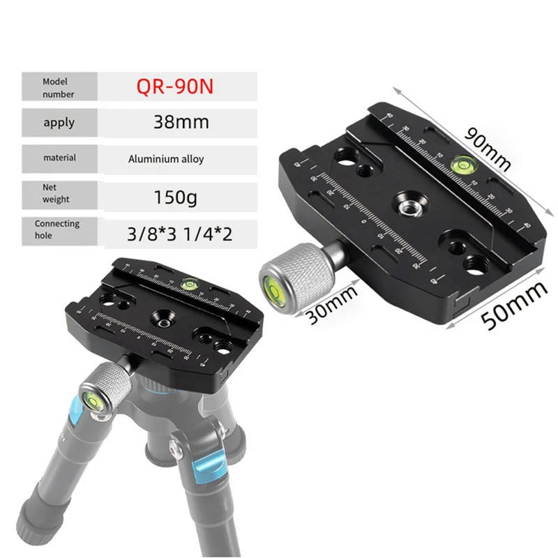 Best-Camera Clamp Quick Release Clamp Tripod Ball Head Mount Adapter Portable Stand Clamp For Arca Swiss Plate