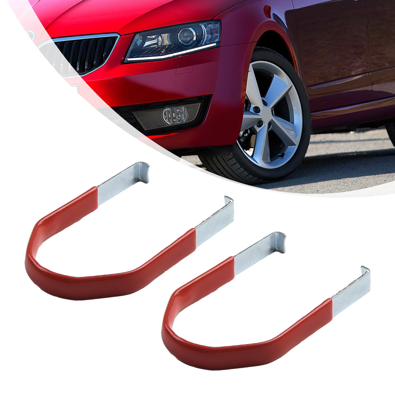 

2 X Alloy Wheel Bolt Nut Cap Covers Puller Red Wheel Nut Bolt Cover Removal Tool Tweezers For Skoda For Vauxhall For Volvo