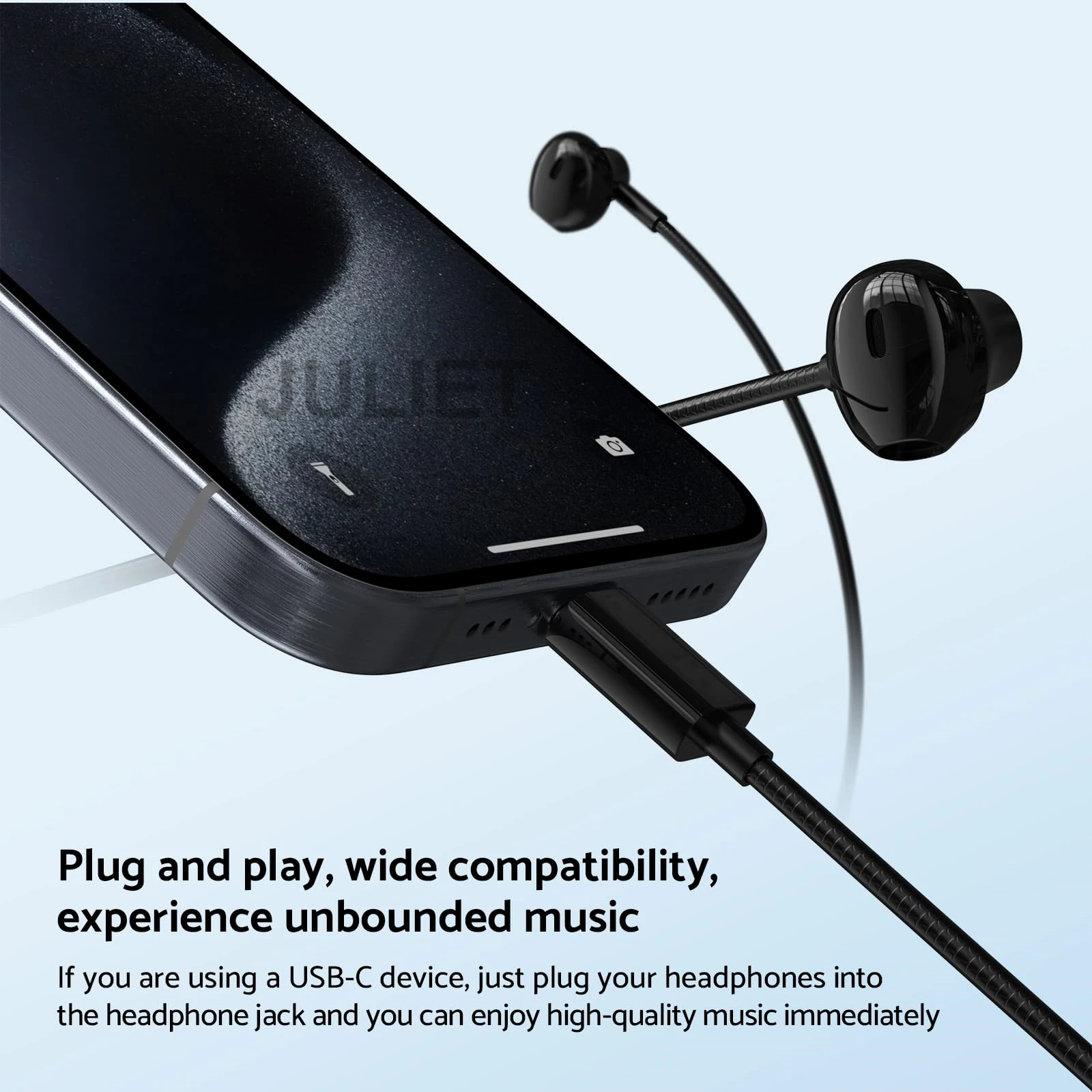 Auriculares DAC con cable USB tipo C de Metal, auriculares estéreo HiFi con micrófono para Samsung Galaxy S24, A54, OnePlus 12, 9, 8T, 3,5mm