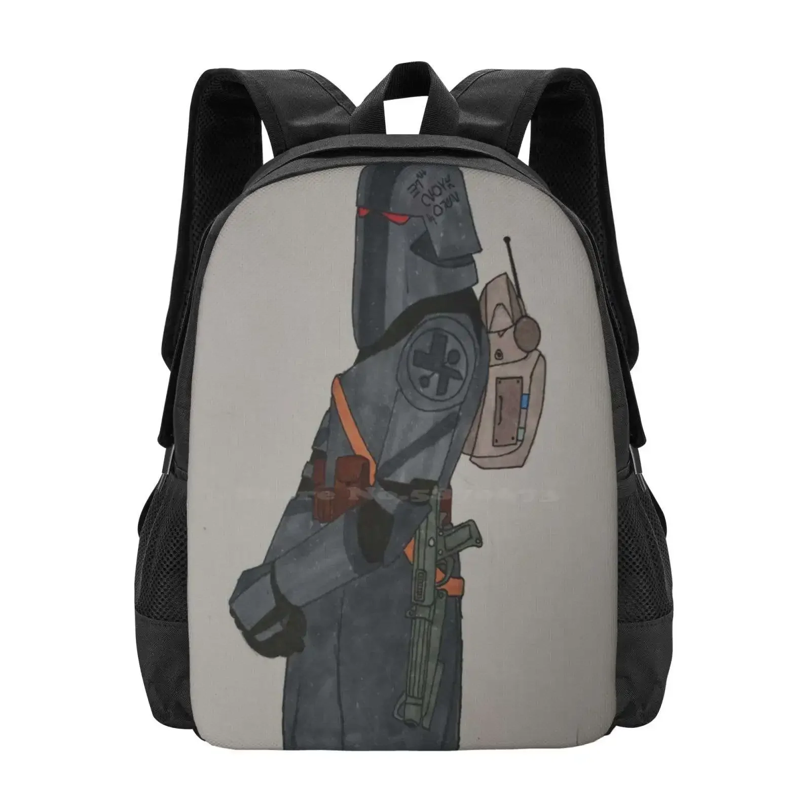 

21st Nova Corps Galactic Marine Medic Pattern Design Laptop Travel School Bags Commander Bacara 21st Marines Galactic Marine