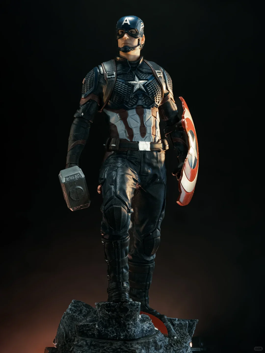 

40 см большой размер Marvel Мстители Капитан Америка фигурку Коллекционная модель украшения идеальные подарки-сюрпризы для парня