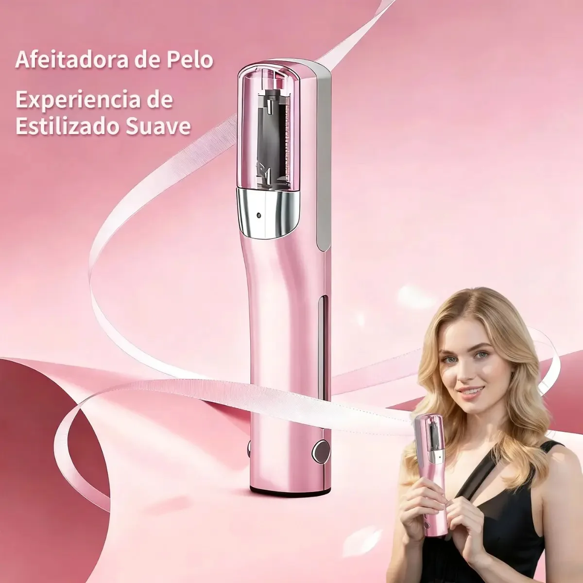 Estbridge 2-in-1 Electric Hair Trimmer & Split End Trimmer - USB Rechargeable with Lithium Battery Portable Hair Clipper with Ergonomic Design & Adjustable Blade for Women‘S At-Home Styl