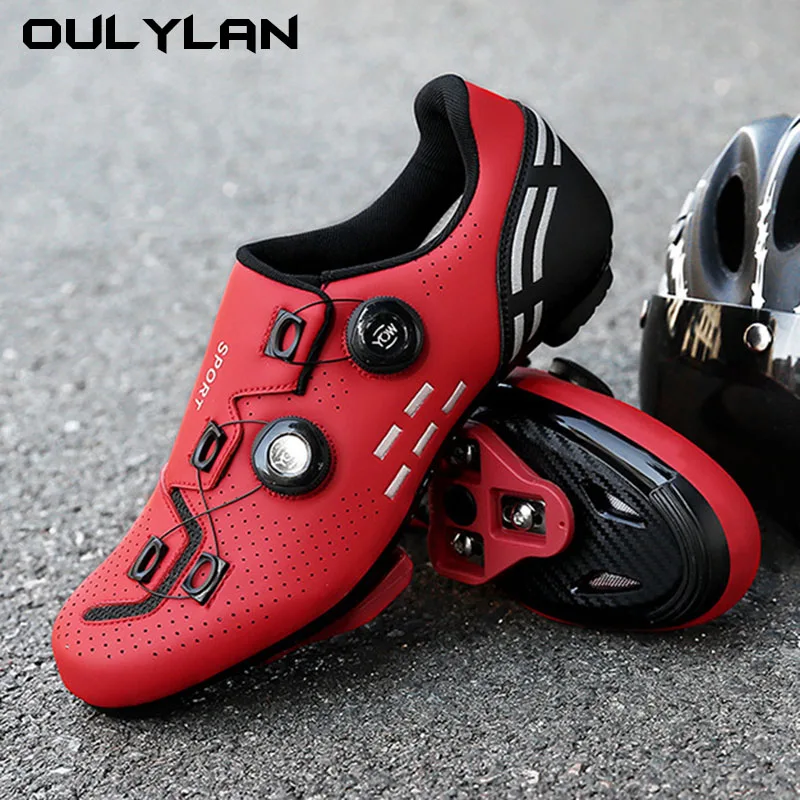 Cycling Shoes Men Women Nylon Speed Bike Shoes Mountain Road Bicycle Sneakers Cycling Fitness Training Footwear Summer