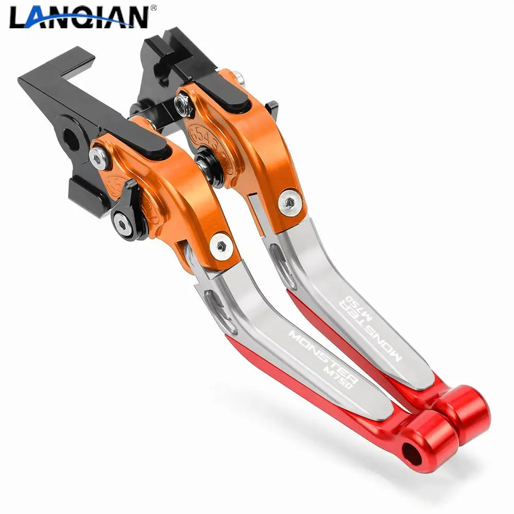 Motorcycle Adjustable Extendable Foldable Brake Clutch Levers CNC Accessories For DUCATI MONSTERM750 1994 1995 1996 1997-2002