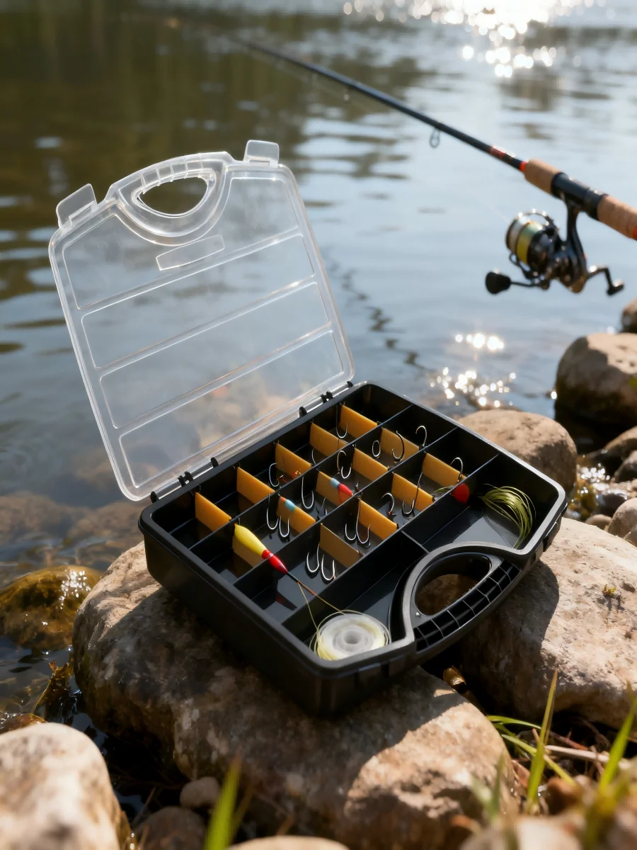 5-20 Fächer Schraubenbox-Organizer, transparente Kunststoff-Aufbewahrungsbox mit verstellbaren Fächern für Schmuck, Knöpfe, Hardware und Werkzeug – Detail 6