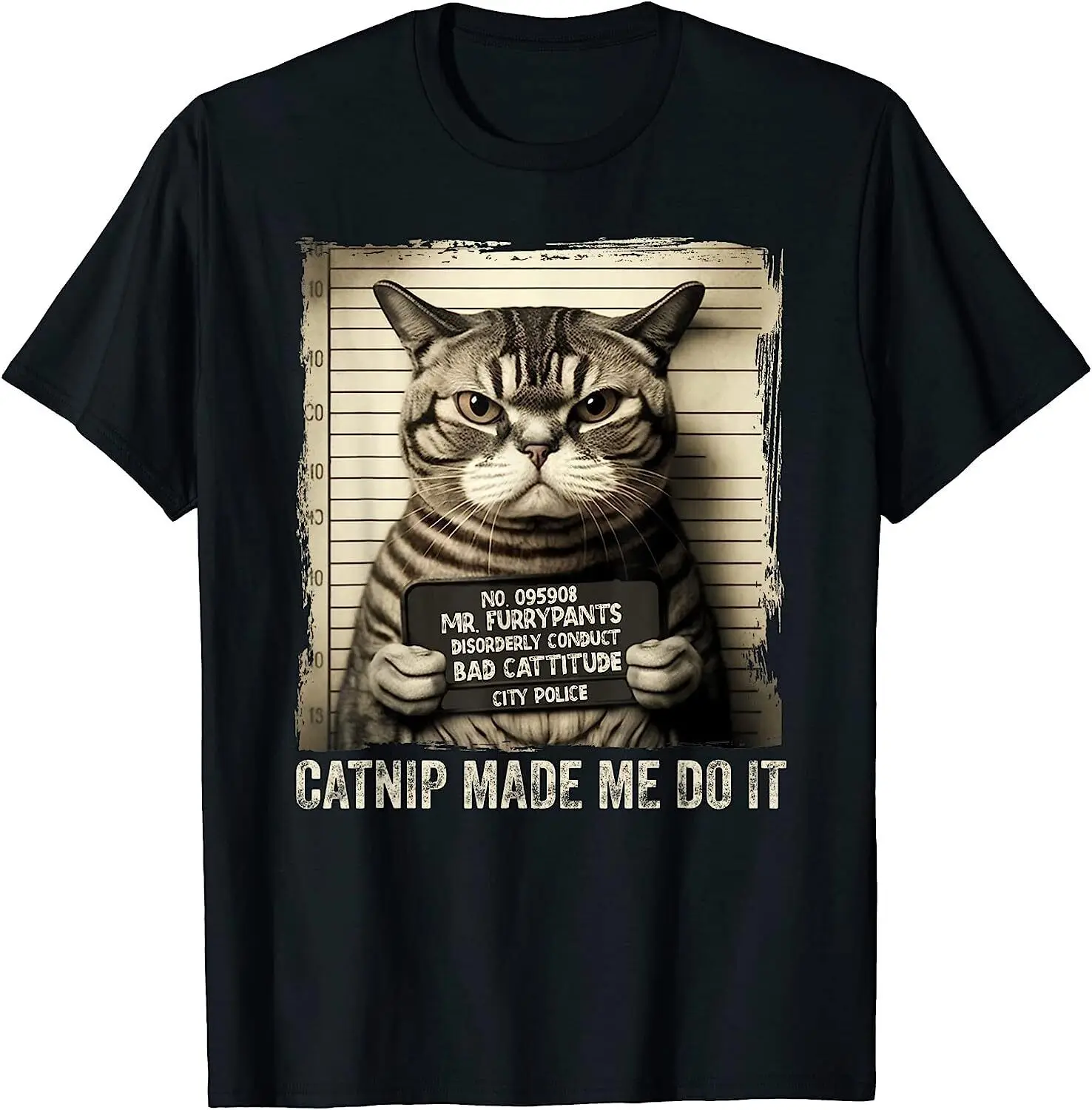 

NEW! Funny Cat Catnip Made Me Do It Cat Lover Gift Idea T-Shirt - MADE IN USA