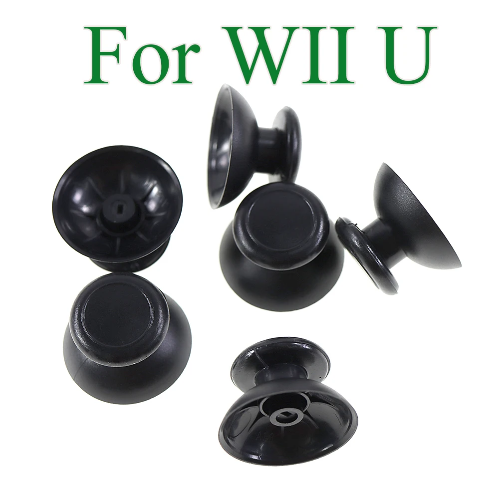 

100pcs Small Hole 3D Analog Cover Plastic Thumb stick Rocker Joystick Grip Cap Shell Caps For Wii U WiiU Pro