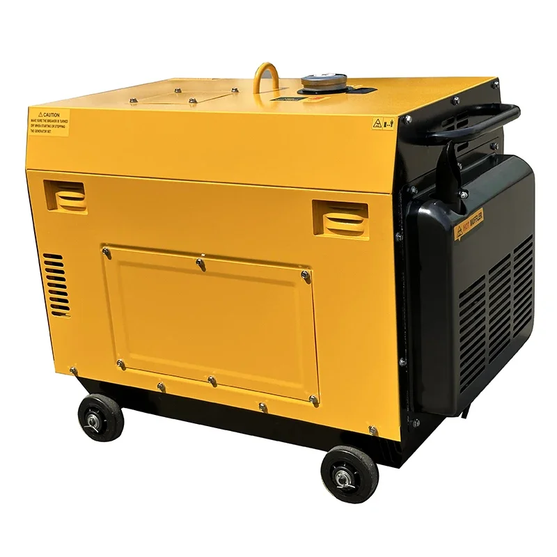 Air Cooled Diesel Generator Factory Price 6KW Silent  50Hz 60Hz 220V