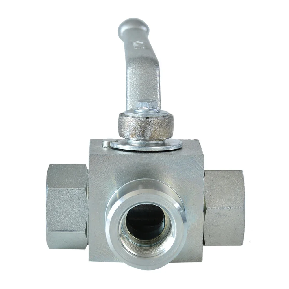 Reliable Carbon Steel 3 Way Ball Valve Galvanized material designed for high pressure applications reliable performance
