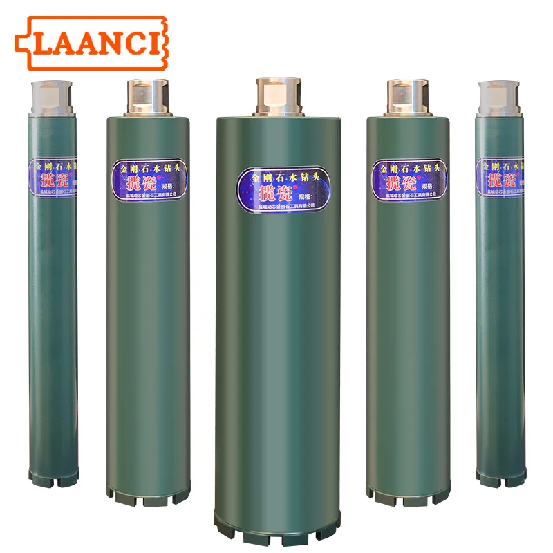 Wiertło diamentowe LAANCI M22 T32 1 1/4UNC Trzy rodzaje gwintów Zakres średnic 25mm-200mm do wiercenia w betonie zbrojonym