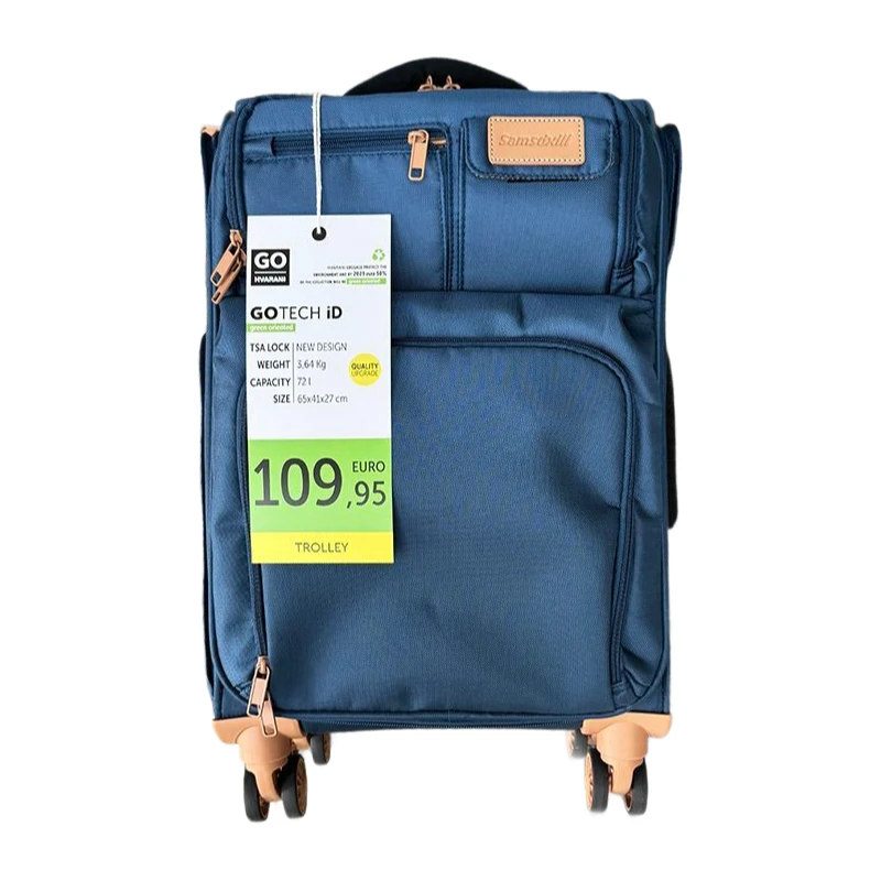 

Легкий водонепроницаемый чемодан Оксфорд 20/24/28 дюймов с замком TSA, 360° ° Спиннерные колеса, клетчатый багаж большой вместимости