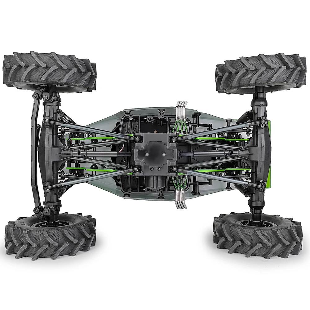 Eixo de transmissão central do eixo de transmissão de aço AXSPEED para 1/8 LMT 4S King Sling, peças de atualização do escavador 1/8 LMT 4WD
