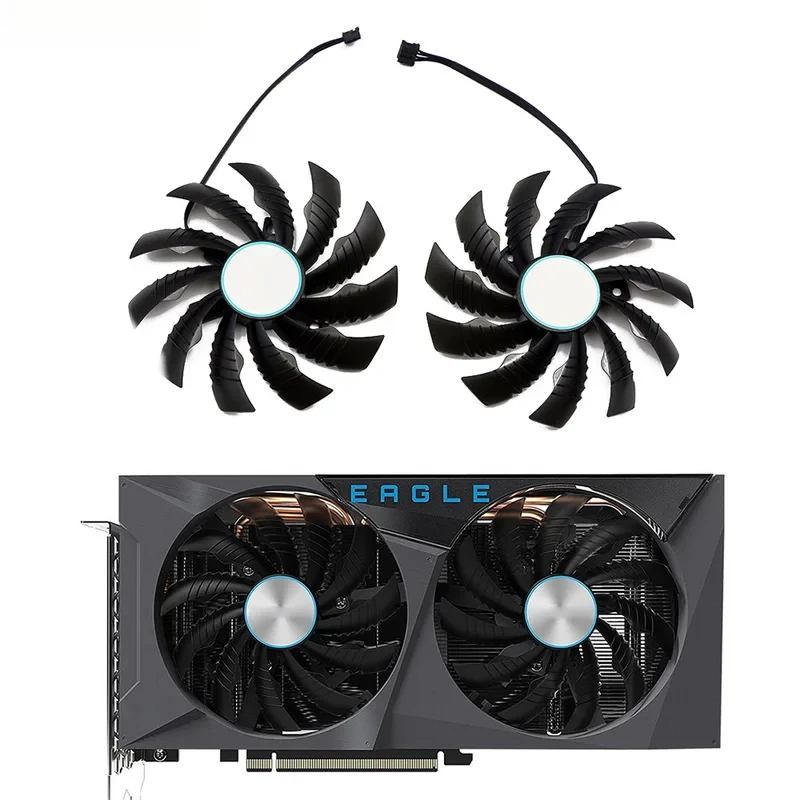 95MM 4Pin GPU Cooling Fan PLD10010S12H For Gigabyte RTX3060 3060Ti EAGLE Graphics Video Card