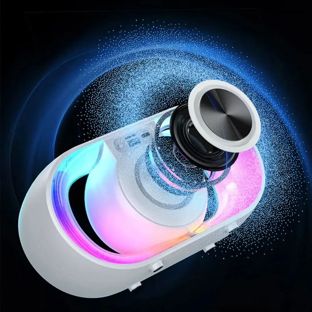 

With RGB Lighting RGB Bluetooth Speaker Magnetic High Sound Wireless Sound Box Creative Quality Portable Subwoofer