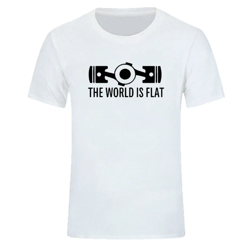 Summer world is flat engine T-shirt short sleeve T-shirt New style men o collar cotton T-shirt simple fashion quality clothing