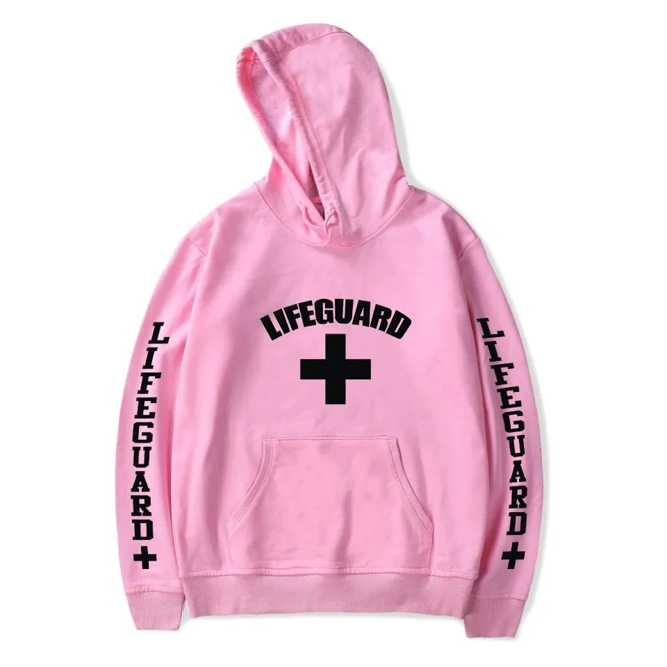 Hoodies with life-saving design for men and women, classic cotton hoodie with hood, many colors, streetwear for boys and girls