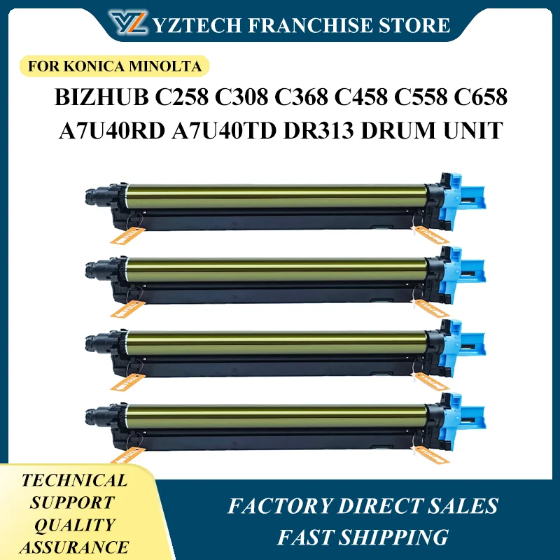 

1X New DR313K DR313 Drum Unit For KONICA MINOLTA Bizhub C258 C308 C368 C458 C558 C658 A7U40RD A7U40TD DR313 Drum Unit
